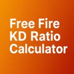 Free Fire KD Ratio Calculator