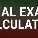 Final Exam Calculator